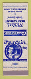 Matchbook Cover - Miller's Restaurant Shanesville OH