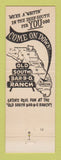 Matchbook Cover - Old South BBQ Ranch Clewiston FL