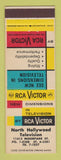Matchbook Cover - RCA Color TV North Hollywood CA