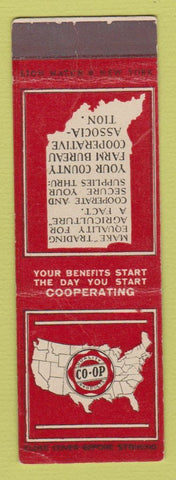 Matchbook Cover - COOP Products Farm Bureau