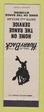 Matchbook Cover - Home on the Range Service WY oil gas?