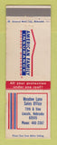 Matchbook Cover - American Family Insurance Meadow Lane Lincoln NE