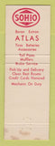 Matchbook Cover - Archer's Sohio oil gas Lockbourne OH
