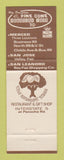 Matchbook Cover - Ray Douglas' Pine Cone Apricot Tree Merced San Jose CA