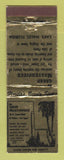 Matchbook Cover - Great Masterpiece Lake Wale FL WEAR