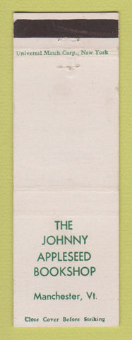 Matchbook Cover - The Johnny Appleseed Book Shop Manchester VT