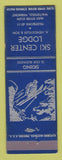 Matchbook Cover - Ski Center Lodge Waitsfield VT