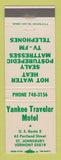 Matchbook Cover - Yankee Traveler Motel St Johnsbury VT