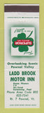 Matchbook Cover - Ladd Brook Motor Inn Pownal VT