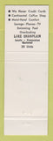 Matchbook Cover - North Star Motel Burlington VT