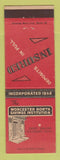 Matchbook Cover - Worcester North Savings Fitchburg MA