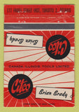 Matchbook Cover - Citco Canada Illinois Tools Toronto ON WORN 40 Strike