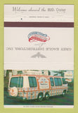Matchbook Cover - Budweiser Michelob Busch Beer RV Cruiser 40 Strike