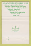 Matchbook Cover Industrial Carbide Saw Tool Louisville Parkersburg WV 40 Strike