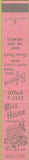 Matchbook Cover - Mill House Restaurant Millbrae CA 10 Strike