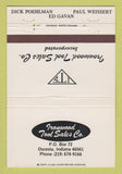 Matchbook Cover - Ironwood Tool Sales Osceola IN 40 Strike