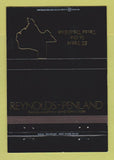 Matchbook Cover - Reynolds Penland Dallas Austin Longview Tyler TX 40 Strike