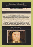 Matchbook Cover - King Henry VIII UK England Bryant May WEAR 40 Strike