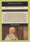 Matchbook Cover - King George II UK England Bryant May WEAR 40 Strike