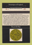 Matchbook Cover - King Edward I UK England Bryant May WEAR 40 Strike