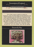 Matchbook Cover - King Henry III Bryant and May UK England WEAR 40 Strike