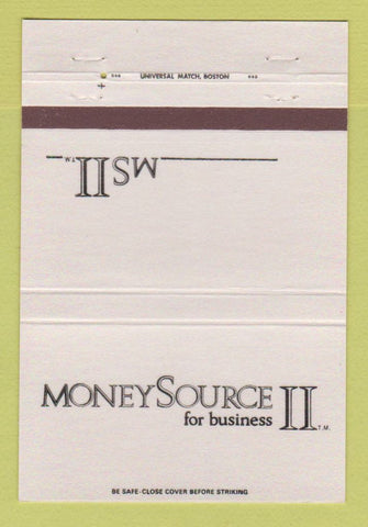 Matchbook Cover - Money Source II 40 Strike