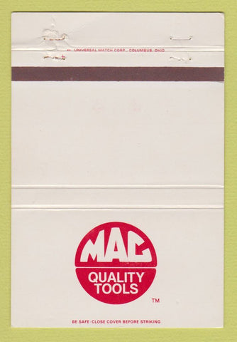 Matchbook Cover - Mac Tools 40 Strike