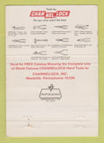 Matchbook Cover - Channel Lock Tools San Francisco CA Cierra WORN 40 Strike