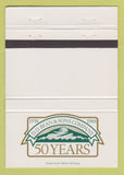Matchbook Cover - DD Bean Sons 1988 50th 40 Strike