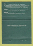 Matchbook Cover - DD Bean Sons 1988 50th 40 Strike