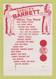Matchbook Cover - Barrett Attaching Devices Hollywood CA Alfred Ames 40 Strike