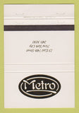 Matchbook Cover - Metro New York City 40 Strike
