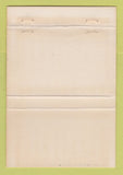 Matchbook Cover - Wayne Township Republican Election Candidates WEAR 40 Strike
