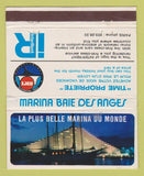 Matchbook Cover - La Plus Belle Marina Du Monde Paris France BIG 40 Strike