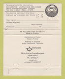 Matchbook Cover - La Plus Belle Marina Du Monde Paris France BIG 40 Strike