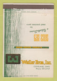 Matchbook Cover - Wedler Bros Screw Machine Products Cleveland OH 40 Strike