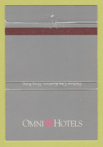 Matchbook Cover - Omni Hotels Harbour City Kowloon Hong Kong 40 Strike