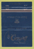 Matchbook Cover - Graycliff Nassau Bahamas Relais et Chateaux WEAR 40 Strike
