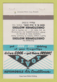 Matchbook Cover - Pivot Auto Air Conditioner Miami FL Desoto Plymouth 40 Strike