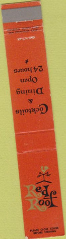 Matchbook Cover - Red Roof San Francisco CA Los Angeles  10 Strike