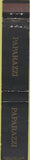 Matchbook Cover - Paparazii New York City restaurant 10 Strike