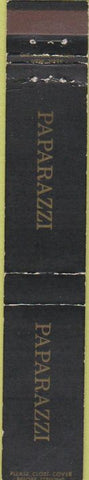 Matchbook Cover - Paparazii New York City restaurant 10 Strike