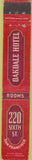 Matchbook Cover - Oakdale Hotel San Francisco CA 10 Strike