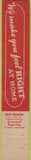 Matchbook Cover - Oakdale Hotel San Francisco CA 10 Strike