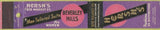 Matchbook Cover - Hersh's Women's suits San Francisco CA 10 Strike
