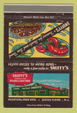 Matchbook Cover - Snuffy's Seafood Scotch Plains NJ 40 Strike