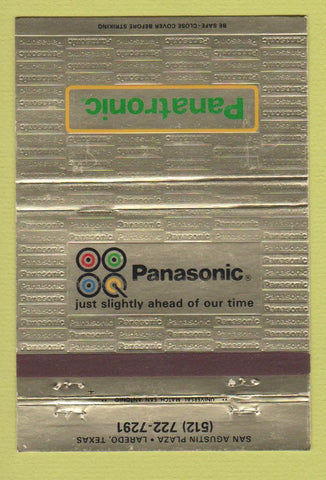 Matchbook Cover - Panasonic Electronics Laredo TX 40 Strike
