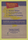 Matchbook Cover - Clarion Radio Nordvedt Bolmgren Geneva? OH? 40 Strike