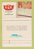 Matchbook Cover - IXL Chapdelaine Dist Kitchens Springfield MA 40 Strike