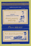 Matchbook Cover - Port Said Supper Club Miami Beach FL 40 Strike